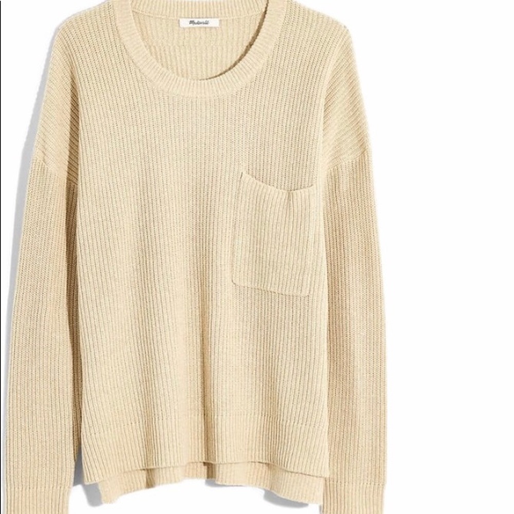 Madewell oatmeal pullover sweater size x-s…